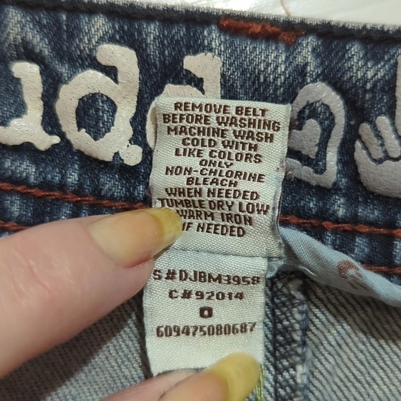 Mudd Denim Jeans, Flare Bottom, Size 0, Juniors - Picture 7 of 14